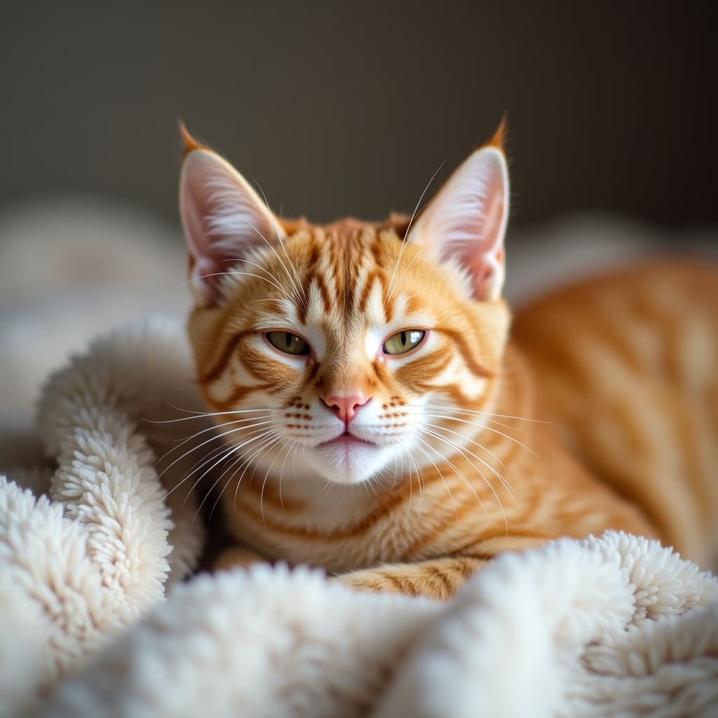 Relaxed cat